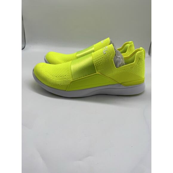 NWB APL TechLoom Bliss Knit Running Shoe Sneaker Bright Yellow Slip On Mens 11.5 main image 10